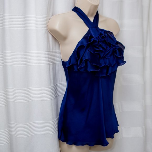 Express Ruffle Halter Top - Picture 3 of 6